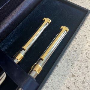 Tiffany & Co. Pen and Pencil Set in gold & silver.